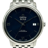 オメガ OMEGA デビル プレステージ コーアクシャル 424.10.37.20.03.001 ブルー ステンレススチール 自動巻き メンズ 腕時計