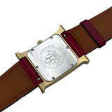 エルメス HERMES Hウオッチ HH1.510 ホワイト ステンレススチール/ゴールドメッキ クオーツ レディース 腕時計
