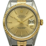 ロレックス ROLEX デイトジャスト 16233 ゴールド ゴールド/ステンレススチール 自動巻き メンズ 腕時計