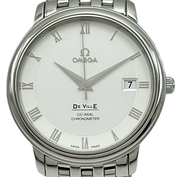 ✨OMEGA✨デビル✨プレステージ✨コーアクシャル✨シルバー文字盤✨腕時計✨ オメガ OMEGA デビル プレステージ コーアクシャル クロノメーター
