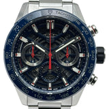 タグ・ホイヤー TAG HEUER カレラ キャリバー ホイヤー02 クロノグラフ CBG2011.BA0662 ネイビー/スケルトン ステンレススチール 自動巻き メンズ 腕時計