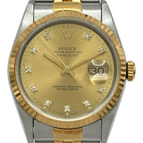 ロレックス ROLEX デイトジャスト 16233G ゴールド ゴールド/ステンレススチール 自動巻き メンズ 腕時計