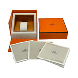 エルメス HERMES クリッパークロノグラフ CL2.310.330/3782 ブラック ステンレススチール クオーツ レディース 腕時計