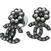 シャネル CHANEL ココマークイヤリング シルバー メタル/フェイクパール アクセサリー