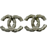シャネル CHANEL ココマーク ツイストピアス シルバー メッキ アクセサリー