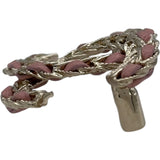 シャネル CHANEL ココマークブローチ ピンク ゴールド金具 メタル/レザー アクセサリー