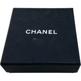 シャネル CHANEL ココマークブローチ ブラック×シルバー金具 メタル アクセサリー