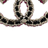 シャネル CHANEL ココマークブローチ ブラック/ピンク ゴールド金具 メタル/レザー アクセサリー