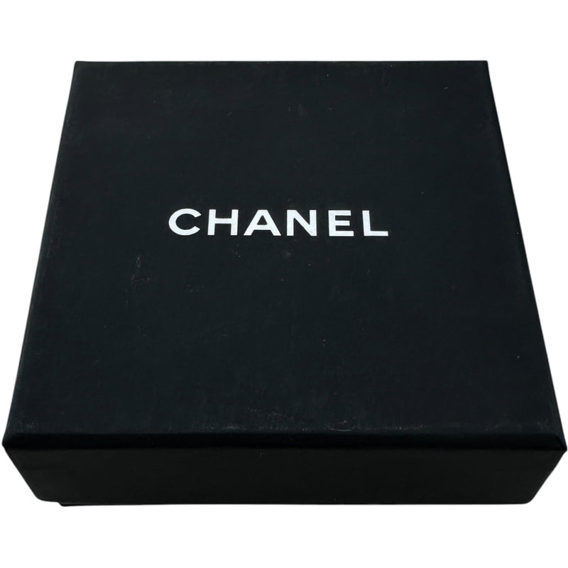 シャネル CHANEL ココマークブローチ ブラック/ピンク ゴールド金具