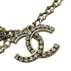 シャネル CHANEL ココマーク ネックレス シャンパンゴールド メタル/ラインストーン アクセサリー