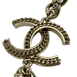 シャネル CHANEL ココマーク ネックレス シャンパンゴールド メタル/ラインストーン アクセサリー