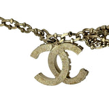 シャネル CHANEL ココマーク ネックレス シャンパンゴールド メタル/ラインストーン アクセサリー