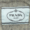 プラダ PRADA トライアングルロゴ半袖デニムジャケット GFB316 ブルー コットン レディース デニムジャケット