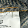 プラダ PRADA トライアングルロゴ半袖デニムジャケット GFB316 ブルー コットン レディース デニムジャケット