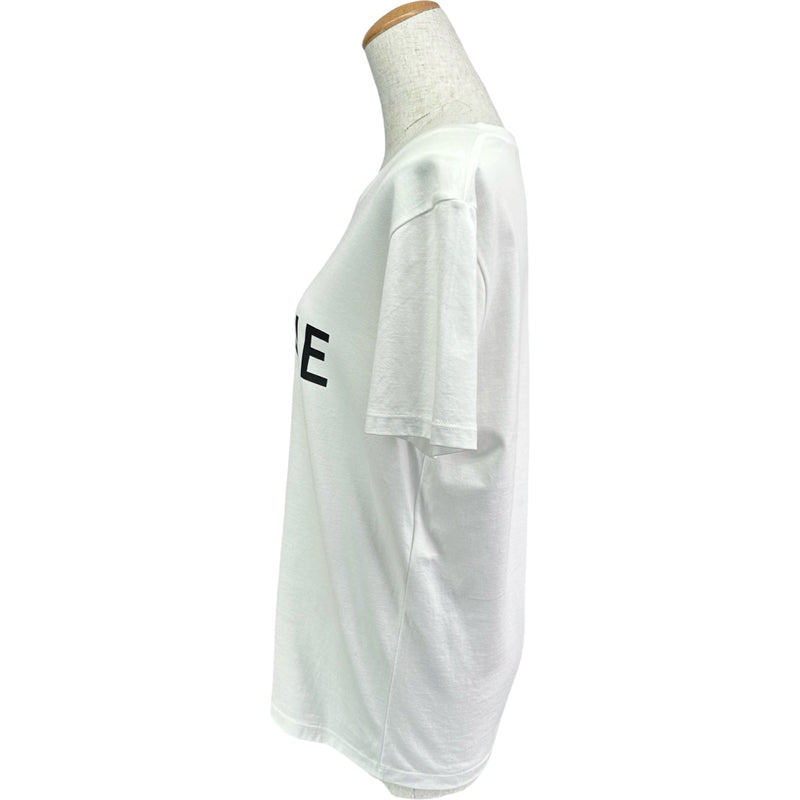 セリーヌ CELINE ロゴプリントTシャツ 2X314916G ホワイト コットン