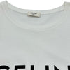 セリーヌ CELINE ロゴプリントTシャツ 2X314916G ホワイト コットン レディース 半袖Ｔシャツ