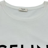 セリーヌ CELINE ロゴプリントTシャツ 2X314916G ホワイト コットン レディース 半袖Ｔシャツ