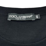 ドルチェ＆ガッバーナ Dolce & Gabbana リボルバー刺繍Tシャツ G8GH2Z ブラック コットン メンズ 半袖Ｔシャツ