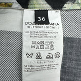 ドルチェ＆ガッバーナ Dolce & Gabbana フローラル総柄切替ノースリーブトップス F7094T ブラック コットン レディース その他トップス