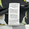 ドルチェ＆ガッバーナ Dolce & Gabbana フローラル総柄切替ノースリーブトップス F7094T ブラック コットン レディース その他トップス
