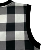 ドルチェ＆ガッバーナ Dolce & Gabbana フローラル総柄切替ノースリーブトップス F7094T ブラック コットン レディース その他トップス