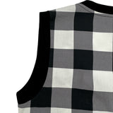 ドルチェ＆ガッバーナ Dolce & Gabbana フローラル総柄切替ノースリーブトップス F7094T ブラック コットン レディース その他トップス