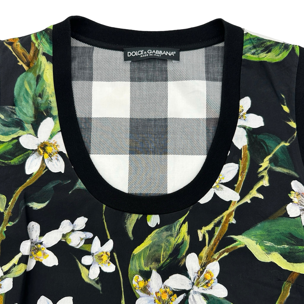 ドルチェ＆ガッバーナ Dolce & Gabbana フローラル総柄切替