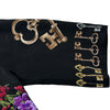 ドルチェ＆ガッバーナ Dolce & Gabbana 総柄シルクトップス F8G56T ブラック シルク レディース その他トップス