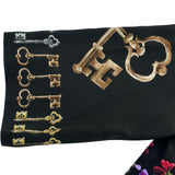 ドルチェ＆ガッバーナ Dolce & Gabbana 総柄シルクトップス F8G56T ブラック シルク レディース その他トップス