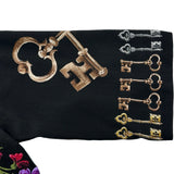 ドルチェ＆ガッバーナ Dolce & Gabbana 総柄シルクトップス F8G56T ブラック シルク レディース その他トップス