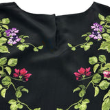 ドルチェ＆ガッバーナ Dolce & Gabbana 総柄シルクトップス F8G56T ブラック シルク レディース その他トップス