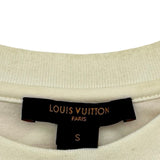 ルイ・ヴィトン LOUIS VUITTON ジャイアントモノグラム総柄フリルTシャツ FLTS01 ピンク コットン レディース 半袖Ｔシャツ