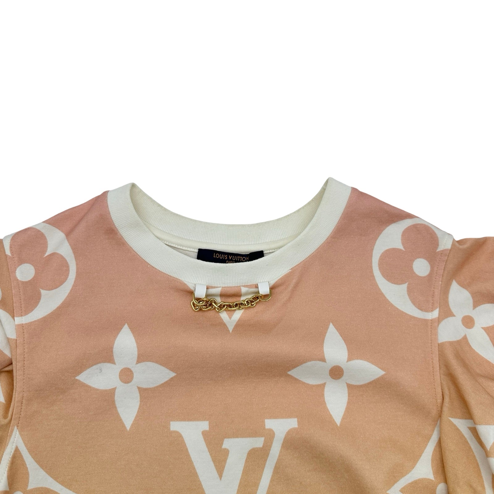 ルイ・ヴィトン LOUIS VUITTON ジャイアントモノグラム総柄フリルT