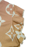 ルイ・ヴィトン LOUIS VUITTON ジャイアントモノグラム総柄フリルTシャツ FLTS01 ピンク コットン レディース 半袖Ｔシャツ