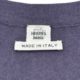 エルメス HERMES ツイルレーヌシルクトップス ネイビー シルク レディース その他トップス