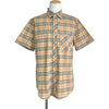 バーバリーロンドン BURBERRY LONDON チェック柄ショートスリーブコットンシャツ 9017297 ベージュ コットン メンズ 半袖シャツ