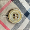 バーバリーロンドン BURBERRY LONDON チェック柄ショートスリーブコットンシャツ 9017297 ベージュ コットン メンズ 半袖シャツ