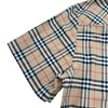バーバリーロンドン BURBERRY LONDON チェック柄ショートスリーブコットンシャツ 9017297 ベージュ コットン メンズ 半袖シャツ