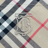 バーバリーロンドン BURBERRY LONDON チェック柄ショートスリーブコットンシャツ 9017297 ベージュ コットン メンズ 半袖シャツ