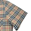 バーバリーロンドン BURBERRY LONDON チェック柄ショートスリーブコットンシャツ 9017297 ベージュ コットン メンズ 半袖シャツ