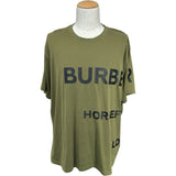 バーバリーロンドン BURBERRY LONDON ロゴデザインTシャツ 8055249 カーキ コットン メンズ 半袖Ｔシャツ