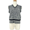 クリスチャン・ディオール Christian Dior シグネチャーロゴカシミヤ混ニットベスト 054T01AM303 グレー ウール レディース ベスト