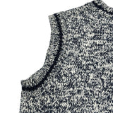 クリスチャン・ディオール Christian Dior シグネチャーロゴカシミヤ混ニットベスト 054T01AM303 グレー ウール レディース ベスト