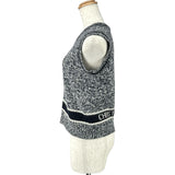 クリスチャン・ディオール Christian Dior シグネチャーロゴカシミヤ混ニットベスト 054T01AM303 グレー ウール レディース ベスト