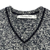 クリスチャン・ディオール Christian Dior シグネチャーロゴカシミヤ混ニットベスト 054T01AM303 グレー ウール レディース ベスト