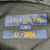 ルイ・ヴィトン LOUIS VUITTON ×NBA モノグラム総柄デニムパンツ HKD05W ブラック コットン メンズ デニムパンツ