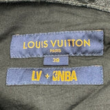 ルイ・ヴィトン LOUIS VUITTON ×NBA モノグラム総柄デニムパンツ HKD05W ブラック コットン メンズ デニムパンツ