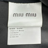ミュウミュウ miu miu パールモチーフノースリーブワンピース MF2324 ネイビー アセテート レディース ワンピース