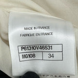 シャネル CHANEL ミックスツイードキャミワンピース P61310 ホワイト コットン レディース ワンピース