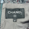 シャネル CHANEL ミックスツイードドレス P54581 グレー ウール レディース ドレス